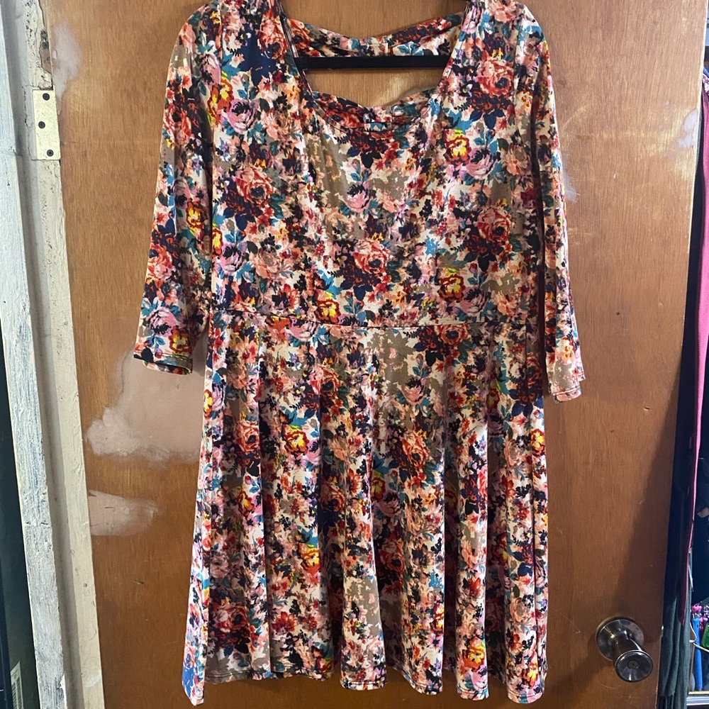 Multicolor Floral Dress
